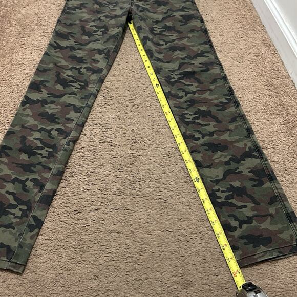 Tripp NYC Green Camo Skinny Leg Jeans Size 30 Stretch Y2K - Picture 2 of 7